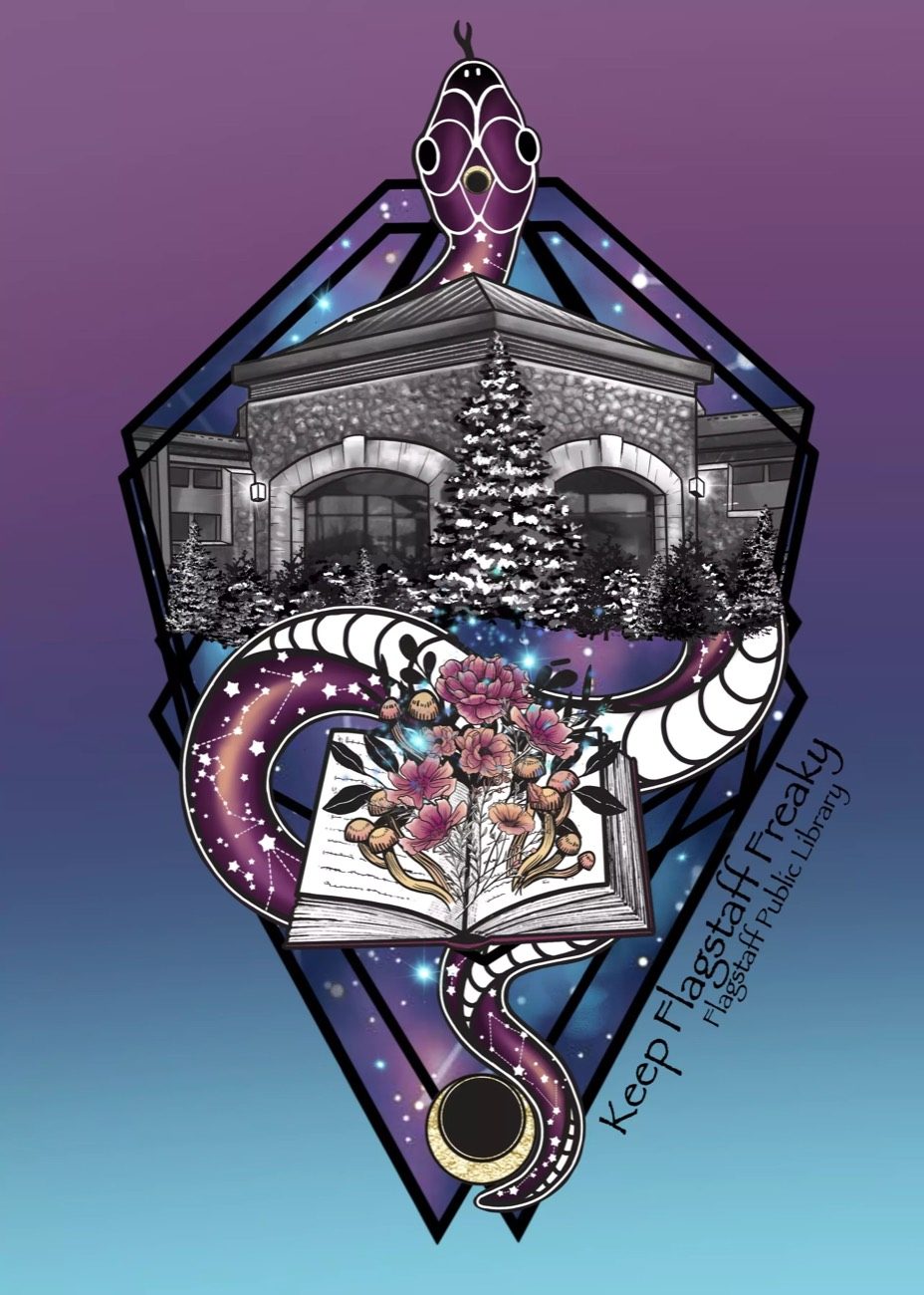 Postcard - Flagstaff Library