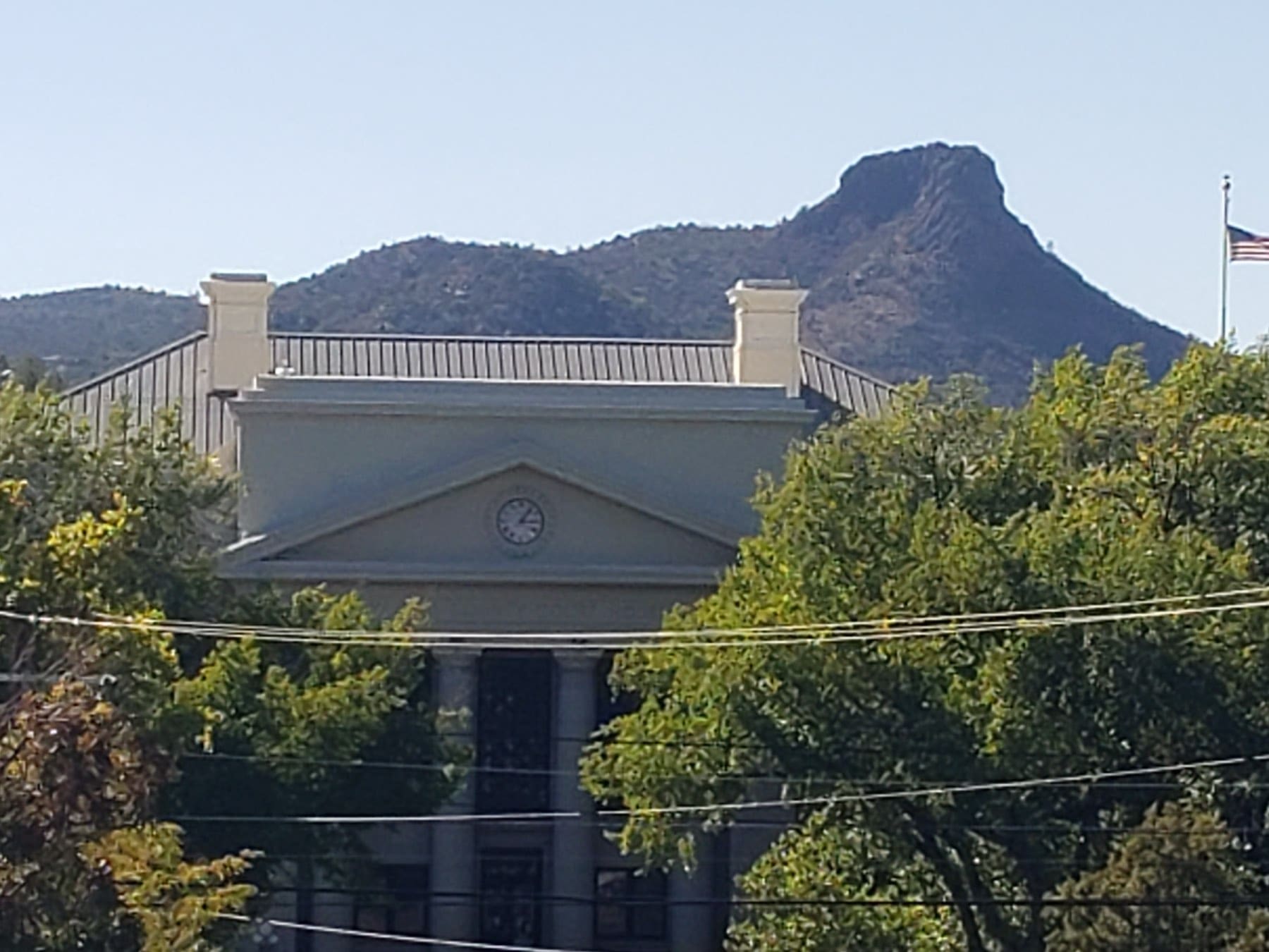 The Yavapai County Courthouse in downtown Prescott